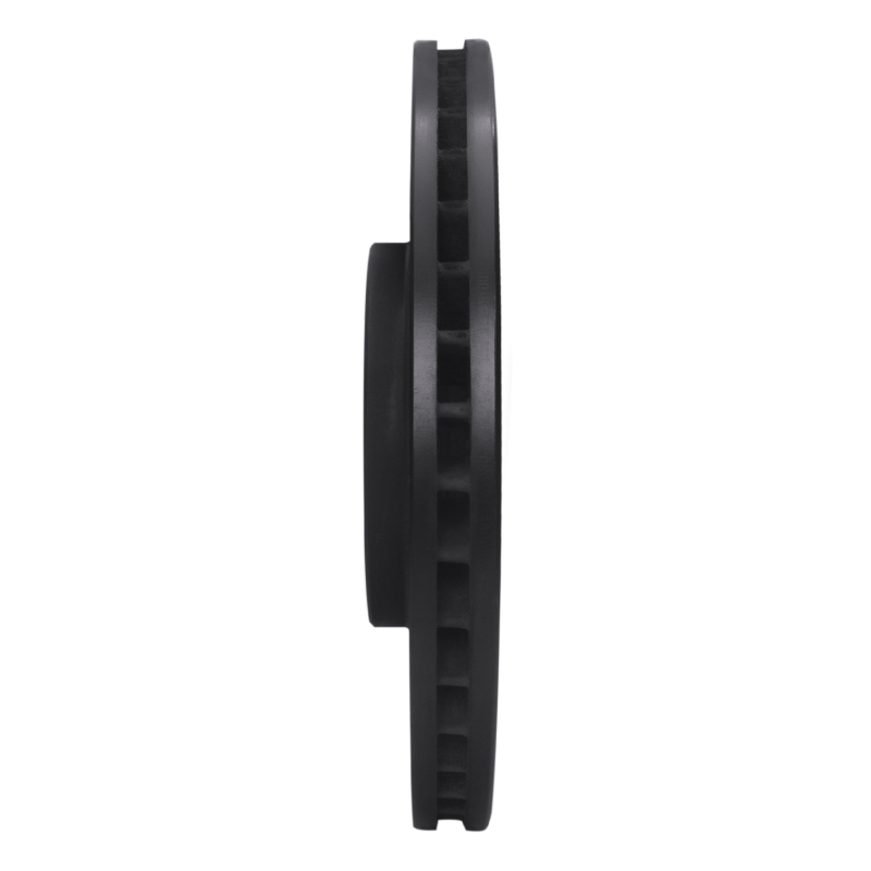 Cadillac BLS Brake Rotor (1) - Front Left - R1 Concepts - Drilled & Slotted - Black - `03-`11